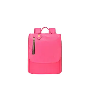 Statement Weekender Backpack in Neon Pink