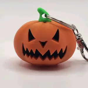 Jack-O-Lantern Keychains for Halloween Decorations