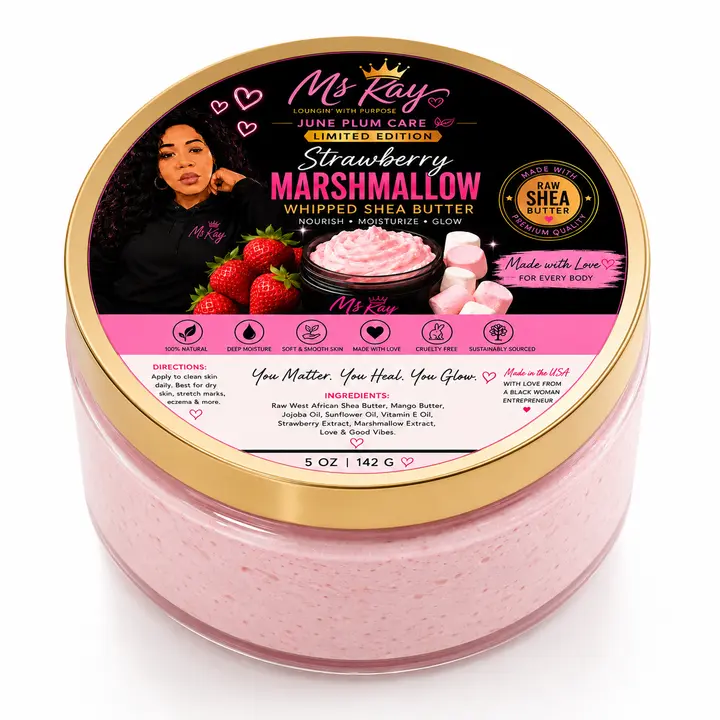 Ms Kay Strawberry Marshmallow Whipped Shea Butter - Limited Edition