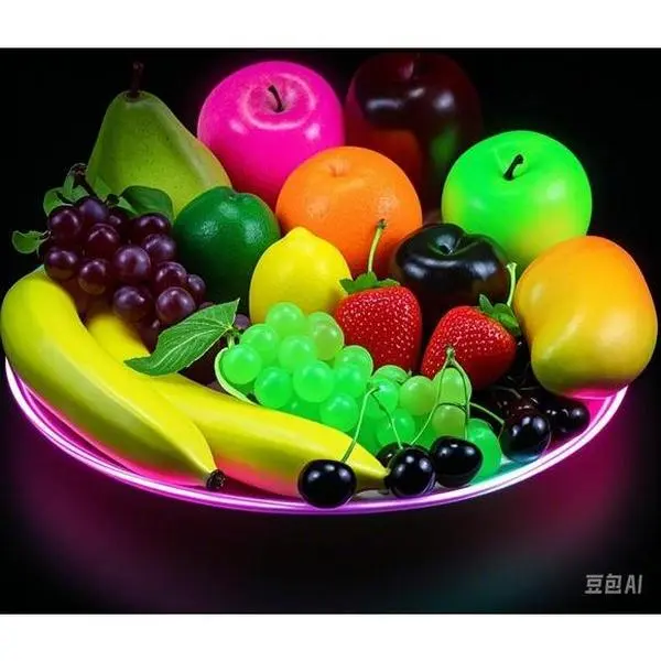 Lifelike Artificial Fruit Decor, Fake Fruit Pack for Table Centerpieces, Realistic Faux Fruits Home Kitchen Decoration, Durable Party Supplies, Vibrant Apple Banana Set, Reusable for Events