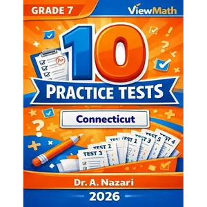 10 Connecticut SBAC Grade 7 Math Practice Tests: The Ultimate Test Prep Collection with Answer Explanations - Paperback