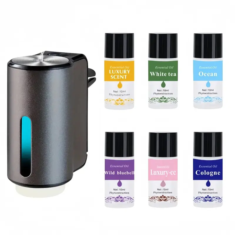 Car Air Freshener, 1 Set Car Aroma Diffuser, Car Aromatherapy Diffuser, Car Scent Diffuser, Car Air Freshener with Essential Oil, Long Lasting Fragrance Diffuser for Car, Car Interior Diffusers, Car Interior Accessories