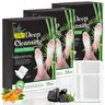 MBZPE Natural Bamboo Vinegar Ginger Powder Foot Pads - Ginger-Vinegar Mix with Wormwood Extract, 3 Boxes (36 Pcs) Non-Toxic 2-in-1 Toxin Removal Cleanse Deep Cleaning Foot Masks for Sleep & Self-Care