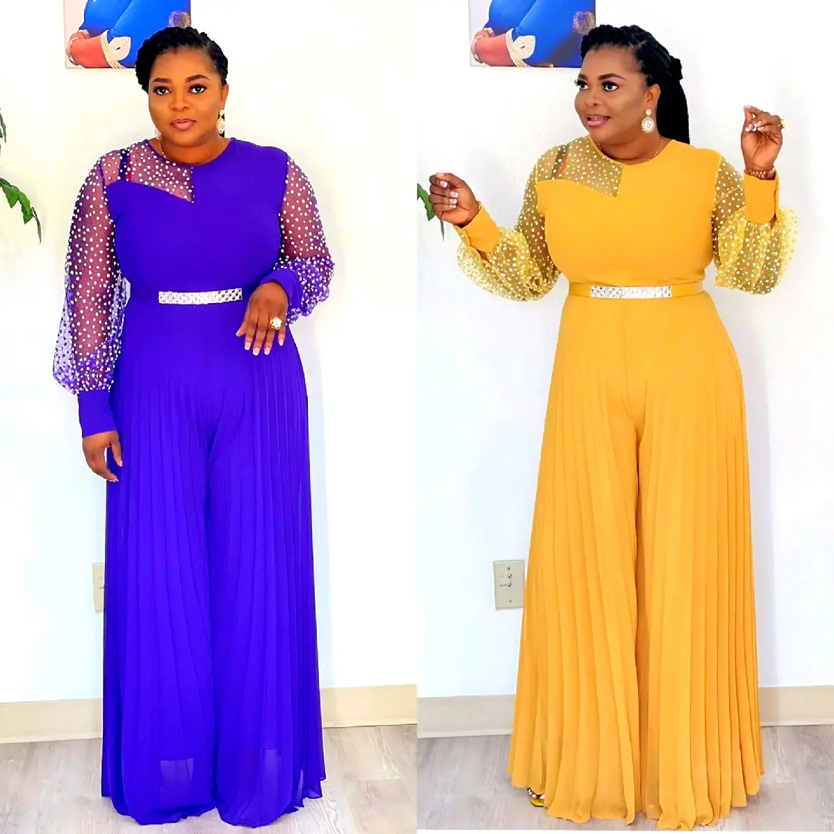 Complete Gorgeous Pleated Chiffon Jumpsuit Summer Summer