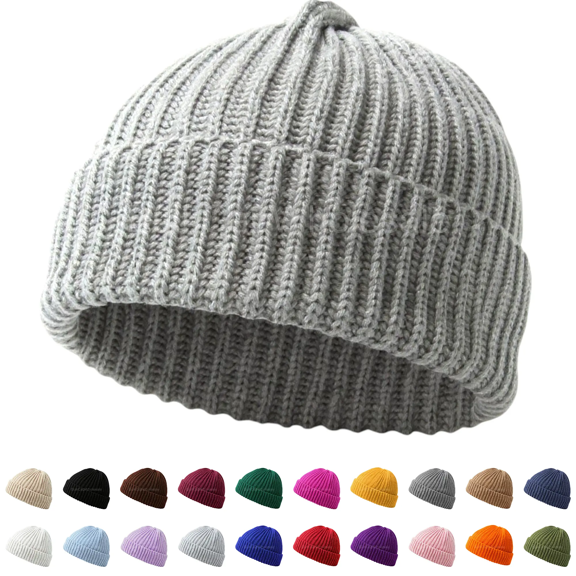 Men Fisherman Beanie Hat Ribbed Docker Winter Warm Knitted Skull Cap Cuff Men Fisherman Beanie Hat Ribbed Docker Winter Warm Knitted Skull Cap Cuff