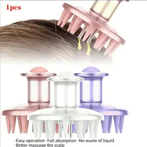 Silicone Liquid Comb for Home Scalp Care, Massage Brush for Cleaning Scalp, Silicone Comb for Drug Application, Haircare Tool