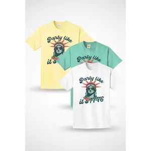 MTO 1776 Party Beach Wash Garment-Dyed Tee
