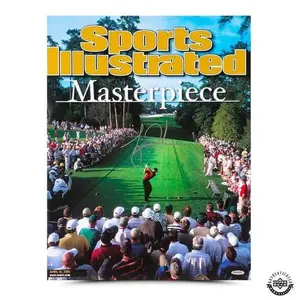 Tiger Woods Autographed Sports Illustrated Cover UnFramed Print Poster 2001 Masters