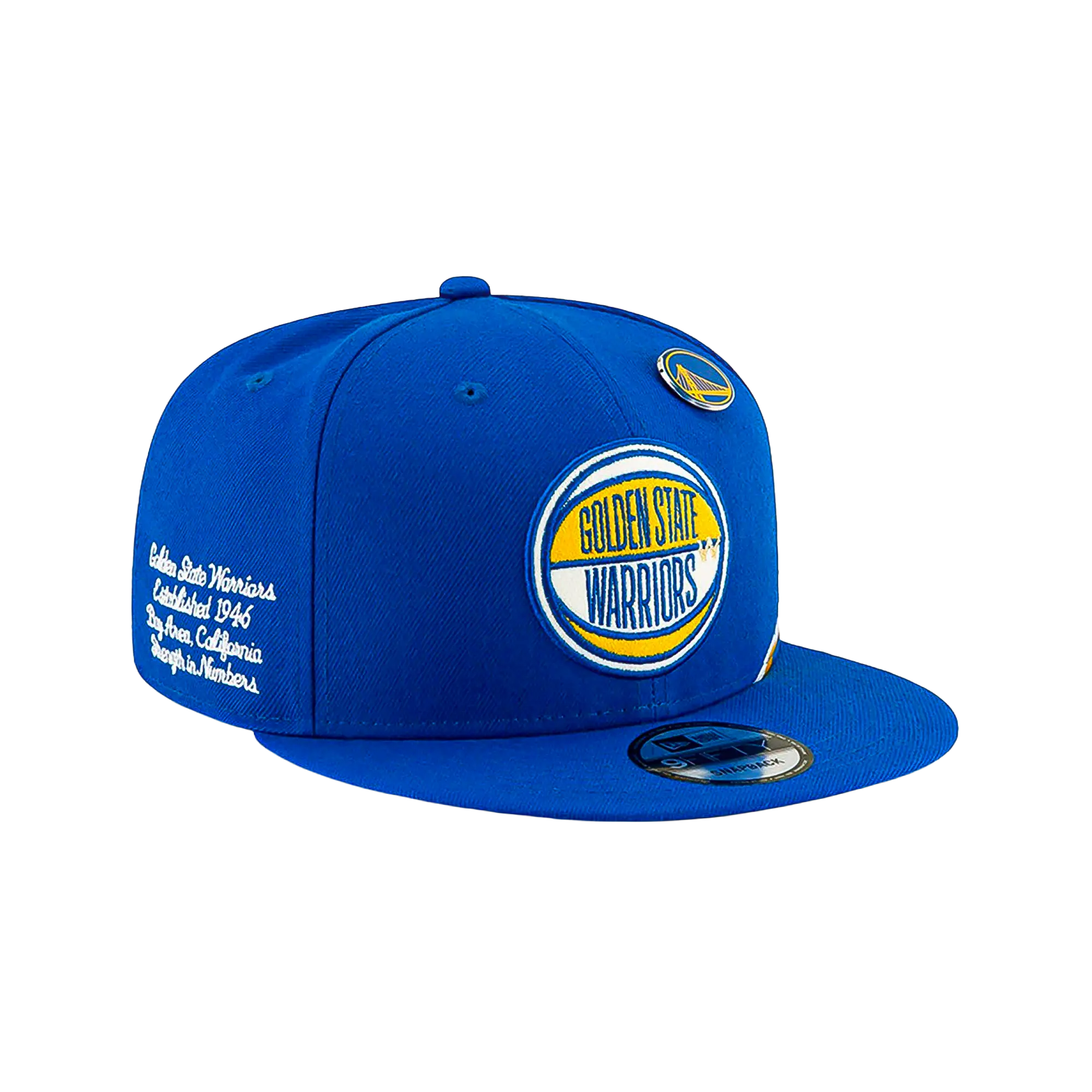 9FIFTY Golden State Warriors NBA 2019 Draft "Snapback Hat - Blue" 12041665