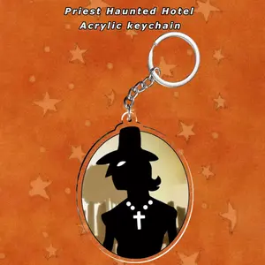 Priest Haunted Hotel Keychain- Made To Order