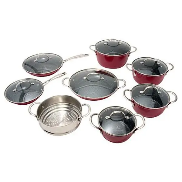 Curtis Stone 15-piece Nesting Dura-Pan Ceramic Cookware