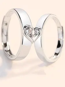 Elegant Couple Ring Set, Unisex Minimalist Design, Perfect Gift for Lovers, Daily Wear Jewelry, Unique Fashion Accessory