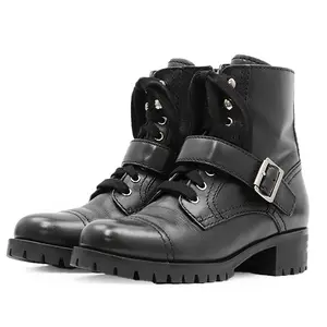 Pre-owned PRADA Calfskin Small Leather Goods 3T5917 Calf Leather Boots