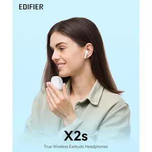 Edifier X2s TWS Bluetooth Earbuds True Wireless Earphone Bluetooth 5.3 13mm Driver Strong Bass Lightweight Design 26hrs Playtime Audio Charging