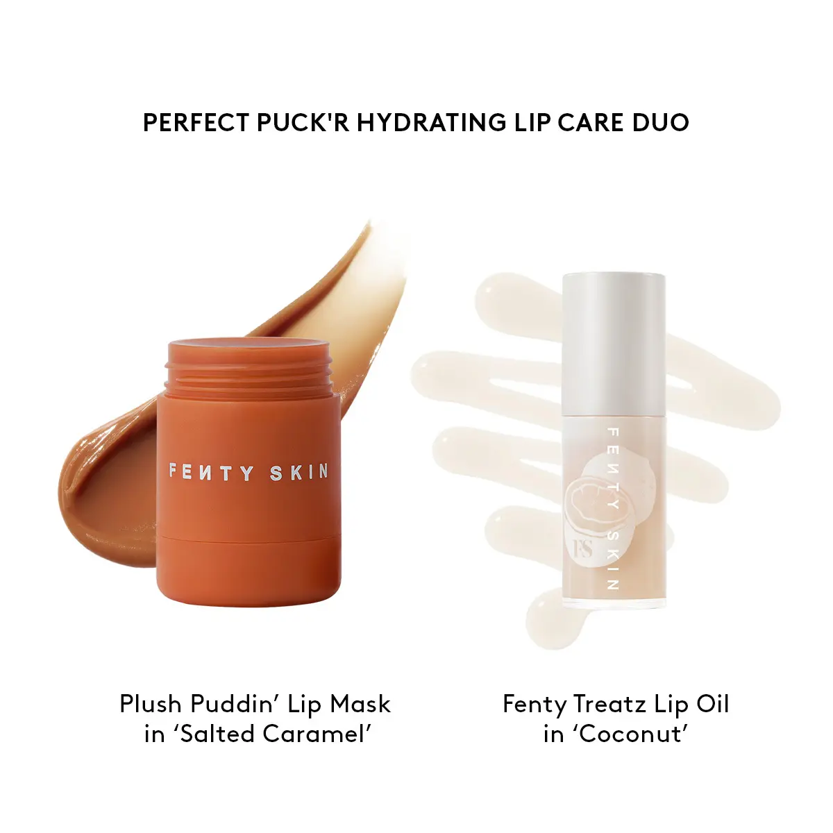 Coconut Lip Oil + Salted Caramel Lip Mask