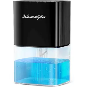 63OZ 1800ML Small Dehumidifier for Home Bedroom Bathroom 230 Ft² with 5 Timers 3 Setting Modes Auto Shut Off Protection Adjustable 10 Color