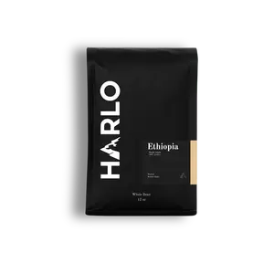 Ethiopia Single Origin Whole Bean Coffee, 12 oz, Medium Roast, Harlo