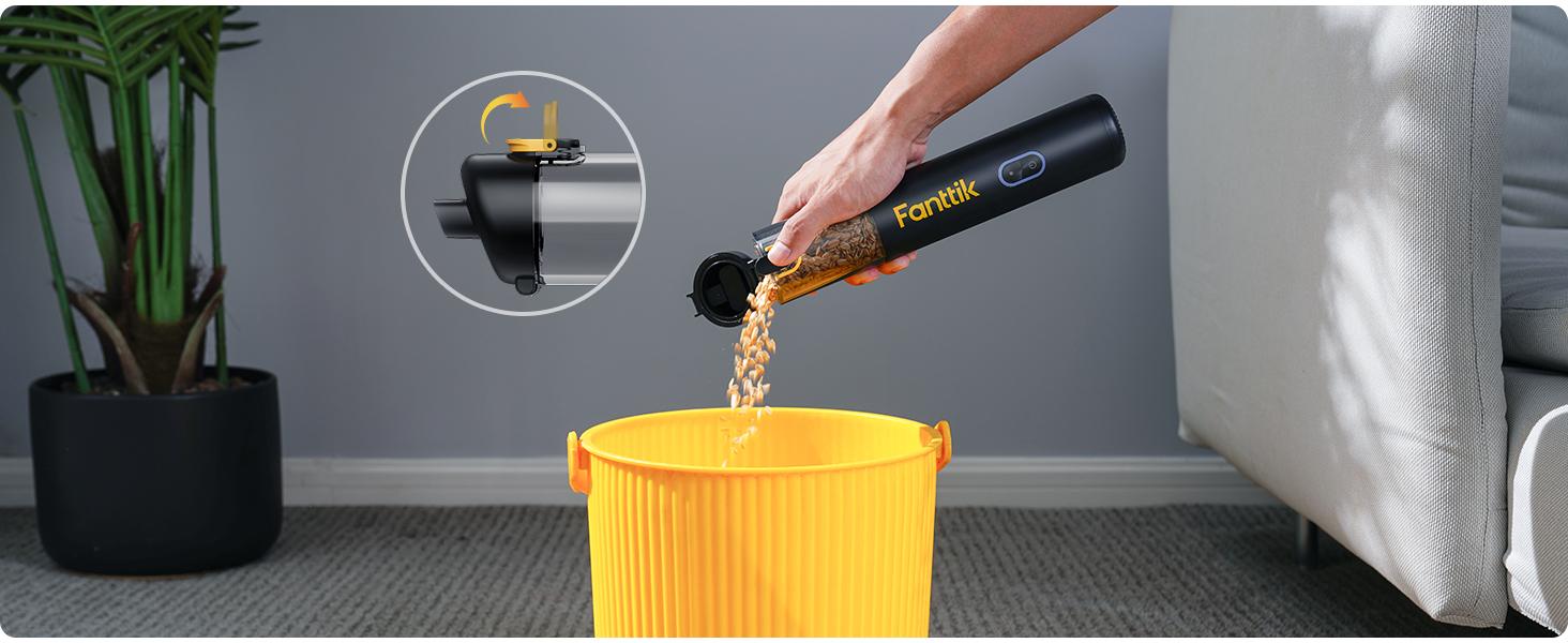 Fanttik V8 Apex Cordless Car Vacuum High Power, 19000Pa, RobustClean Mini Vacuum with Flexible Hose and Pet Brush, 2H Fast Charge, Portable Vacuum for Car Interior Home Cleaning Cleaner Automotive Summervibes summerwins,dorm essentials,home essentials