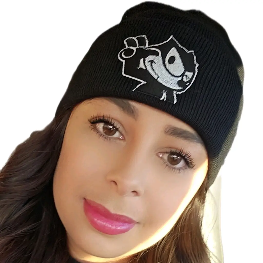 High Quality Felix the Cat Embroidered Beanie for Unisex