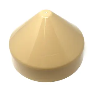 Tan Cone Dock Piling Cap / Piling Cover from 8" to 12"- Heavy Duty - Multi size