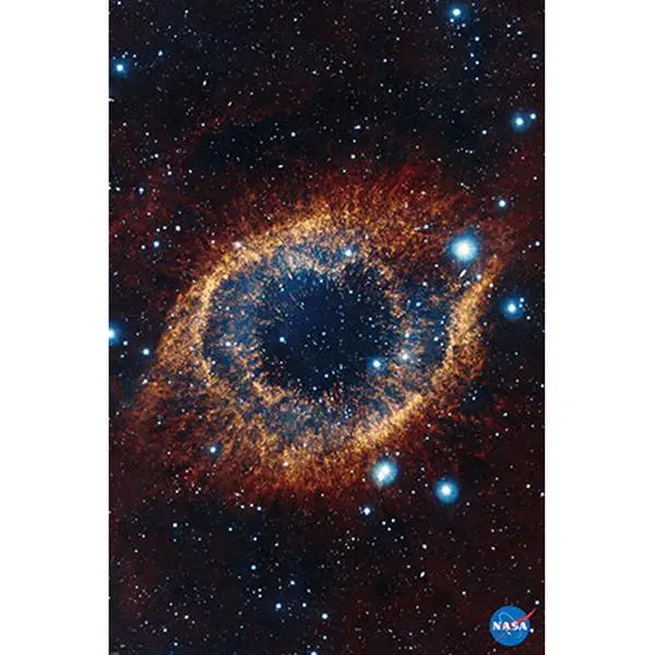 Helix Nebula Poster Hubble Telescope Image Space Astrology Nasa POSTER 24X36 Decor Wall