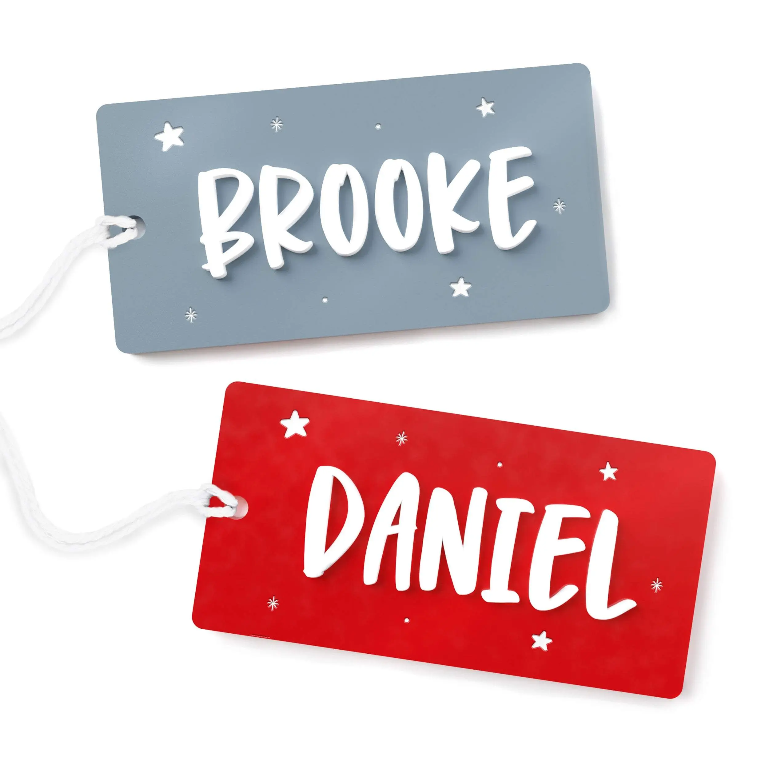 Personalized Name July 4th Gift Tag