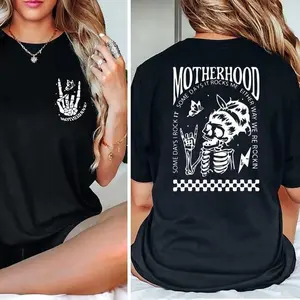 Motherhood Sometimes I Rock It Sometimes It Rocks Me Shirt, Mama Shirt, Mom Shirt, Rocker Mom Gifts, Mothers Day Gift