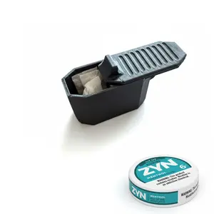 Small ZYN Can Holder Keychain Case, Pocket-Size Storage Box for ZYN Pouches & Everyday Items, Compact Snap-Lid Container Made for Keychains