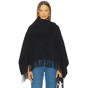 By Malene Birger Turtma Poncho in Black