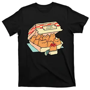 Kitten Nuggets Funny Cat Lover Gift T-Shirt,t,Funny Men Tshirt, Womenswear, Fashionable Casual T-shirt for Summer,r Daily Wear,Unisex Clothing