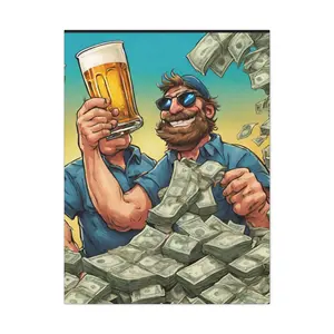 Beer and Money Canvas Gallery Wraps