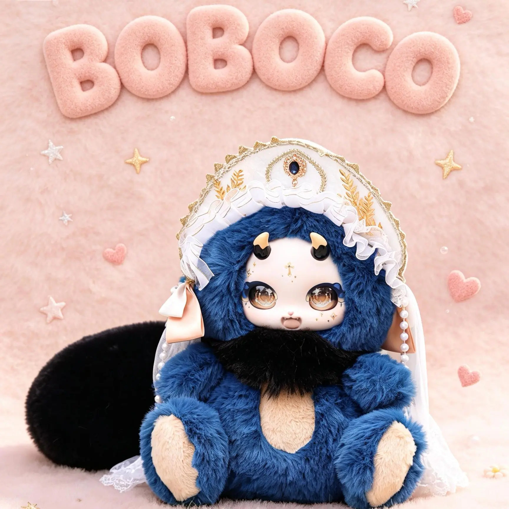 BOBOCO-V2 500%  Stuffed Animals. Cuddly doll gift.soft kawaii. christmas gift valentine.Design Cute Collectible toy Blind Box.stuffed toys. plushie.Random Surprise Set