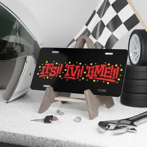 ITS TV TIME! Car Plate, Tenna Car Accessory, Tenna Car Plate, Deltarune Car Plate, Deltarune Car Accessory, Undertale Gift