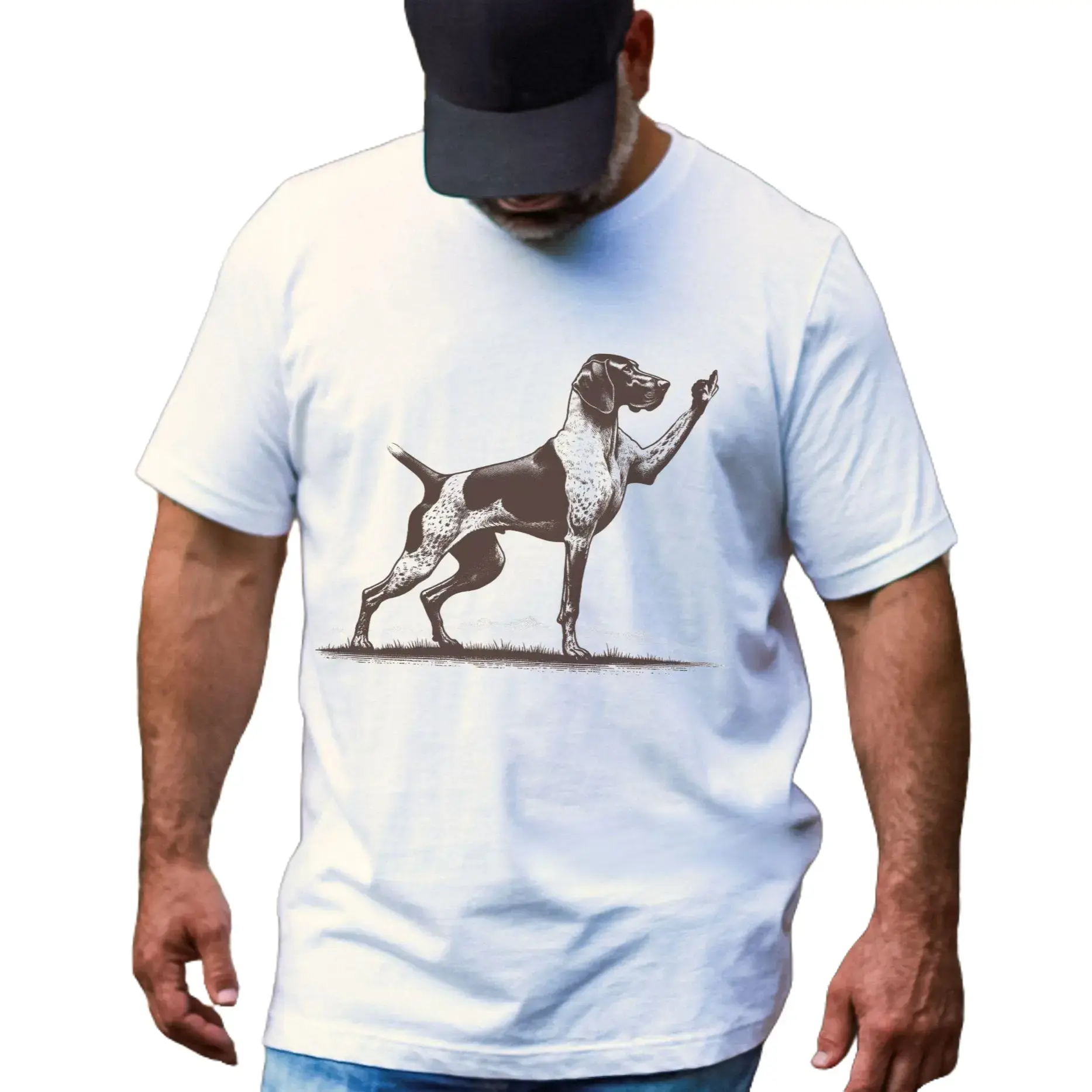 Rude Pointer Dog Shirt, German Shorthair Pointer Dog Person Shirt, GSP Gift For Dog Dad, Hunting Dogs Tshirt, Gift for Hunters
