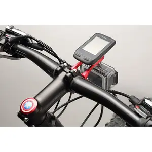 Extended Out Front Bike Mount Handlebar Holder for Garmin Edge 25 130 200 500 510 520 800 810 820 1000 1030 NiteRider Adapter and Action Cameras Stable Lightweight Cycling Accessory