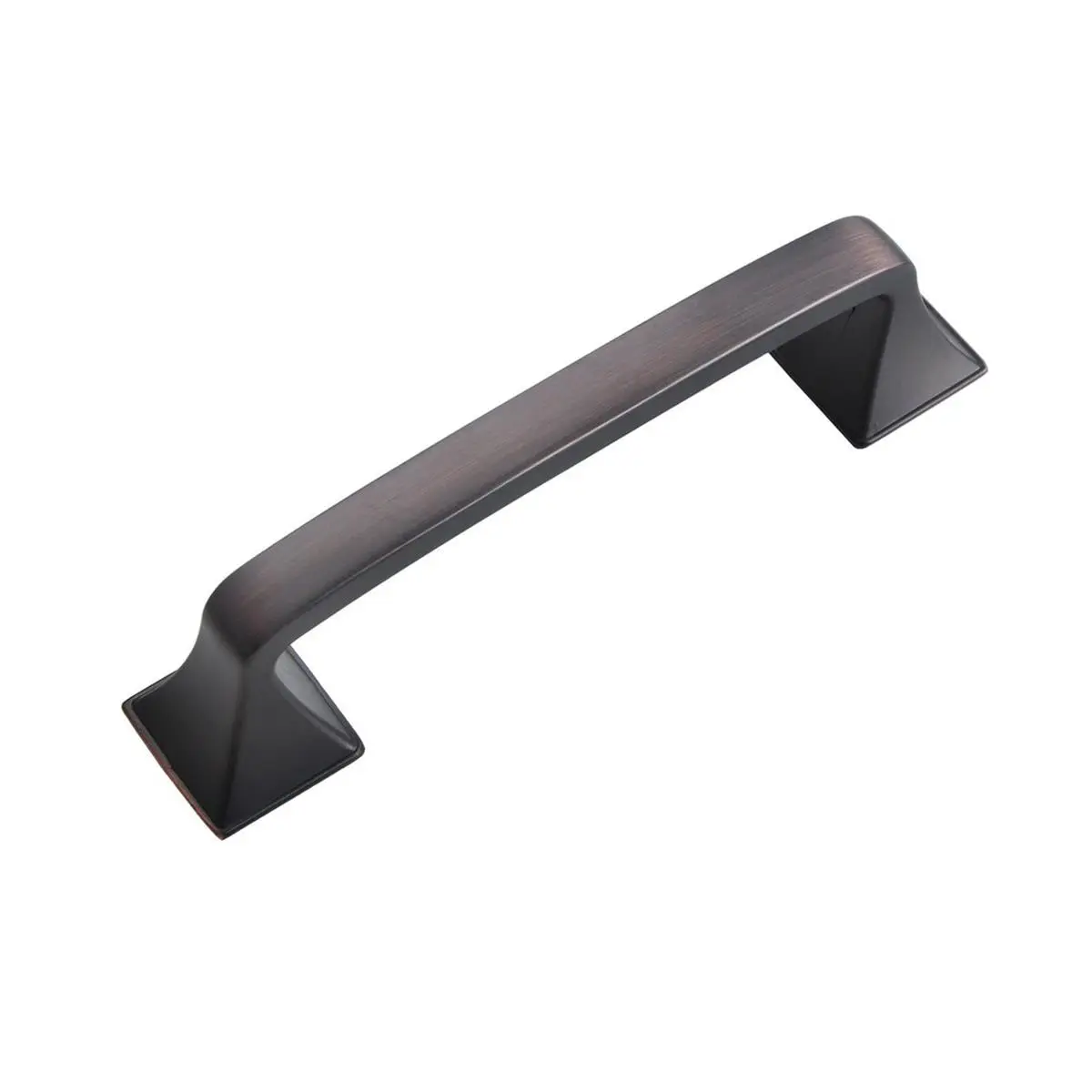 212 MAIN Brax Decorative Drop Pull Handle - Die-Cast Zinc Vintage Oil Rubbed Bronze Finish Metal Cabinet, Drawer & Doorknob Hardware, 5.0" Center to Center, Hand-Finished, Includes Mounting Kit