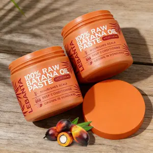 Lebanta 4 fl oz Raw Batana Oil Paste, deep conditions hair, stimulates growth, strengthens strands and fixes split ends.