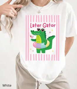 Comfort Colors Later Gator Shirt, Alligator Shirt, Crocodile Shirt, Retro Gator Tee, Florida Shirt, Funny Alligator Shirt, Sarcastic Shirt