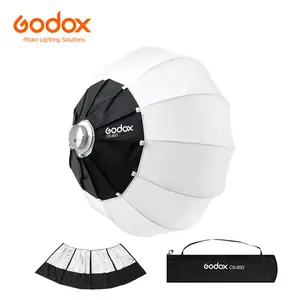 Godox CS-85D 85cm Lantern Softbox Soft Light Modifier w/Reflective Shading Skirt+Carry Bag, Quick-Setup Softbox Diffuser, Compatible with Godox Bowens Mount Studio Flash LED Video Light