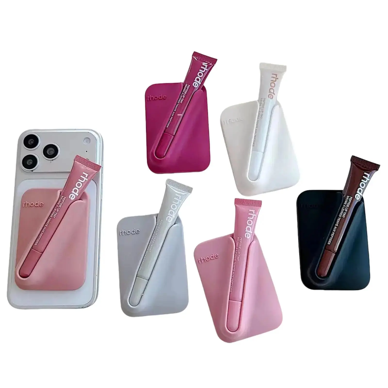 MagSafe Lip Gloss Holder Snap On Case for iPhone 17/15/16/14/13 Pro Max Gloss Phone Cases