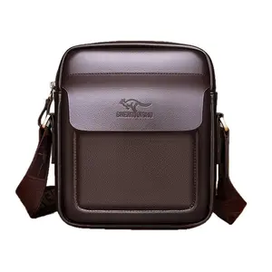 Men's Single Shoulder Crossbody Bag, Fashionable Business Casual Small Backpack, Flap Multi-Function Men's Bag