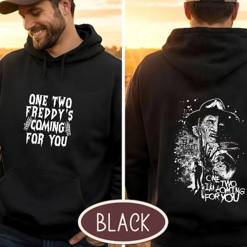 Hellraiser Pinhead Double Sided Print Hoodie Unisex Oversized Gothic Horror Hooded Sweatshirt Halloween Spooky Graphic Hoodie