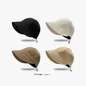 2PCS Waffle-Patterned Duckbill Sun Hat Versatile Women's All-Season Sun Hat Adjustable for Larger Head Circumferences UV Protection