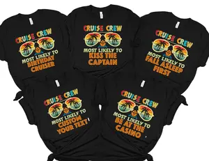 48 Options Most Likely to Cruise Shirts, Family Cruise 2025 Shirt, Family Most Likely To,funny Cruise Shirts, Matching Cruise Shirt, Group Shirt