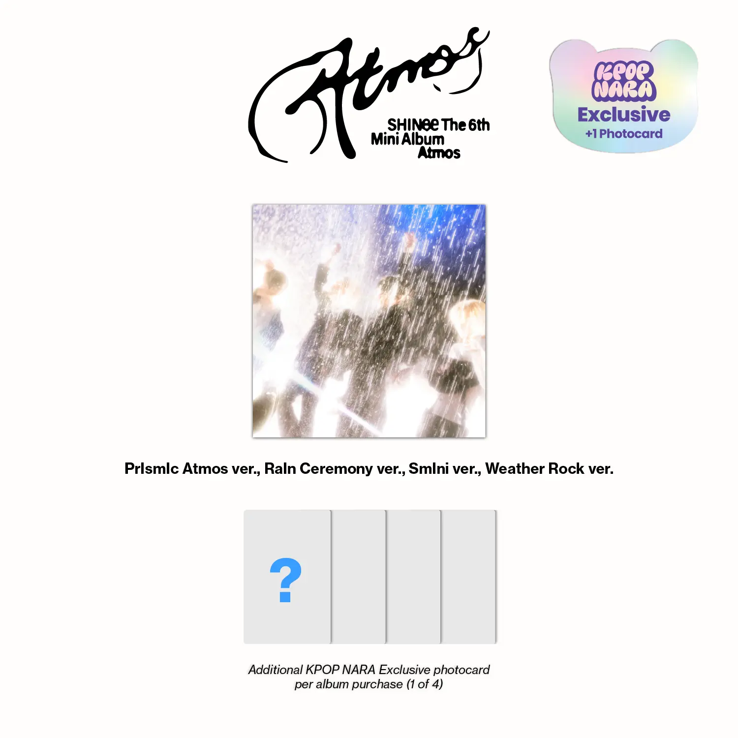SHINee - The 6th Mini Album 'Atmos' (PrIsmIc Atmos Ver.) (Kpop Nara Exclusive)