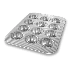 Silicone Muffin Baking Pan & Large Cupcake Tray Nonstick Cake