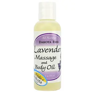 Dakota Free Lavender Massage & Body Oil 4 oz