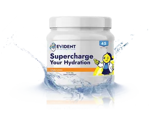 Evident Electrolytes Lively Lemon 45 Servings - Pure Hydration Formula with 5 Key Electrolytes for Lasting Energy & Performance