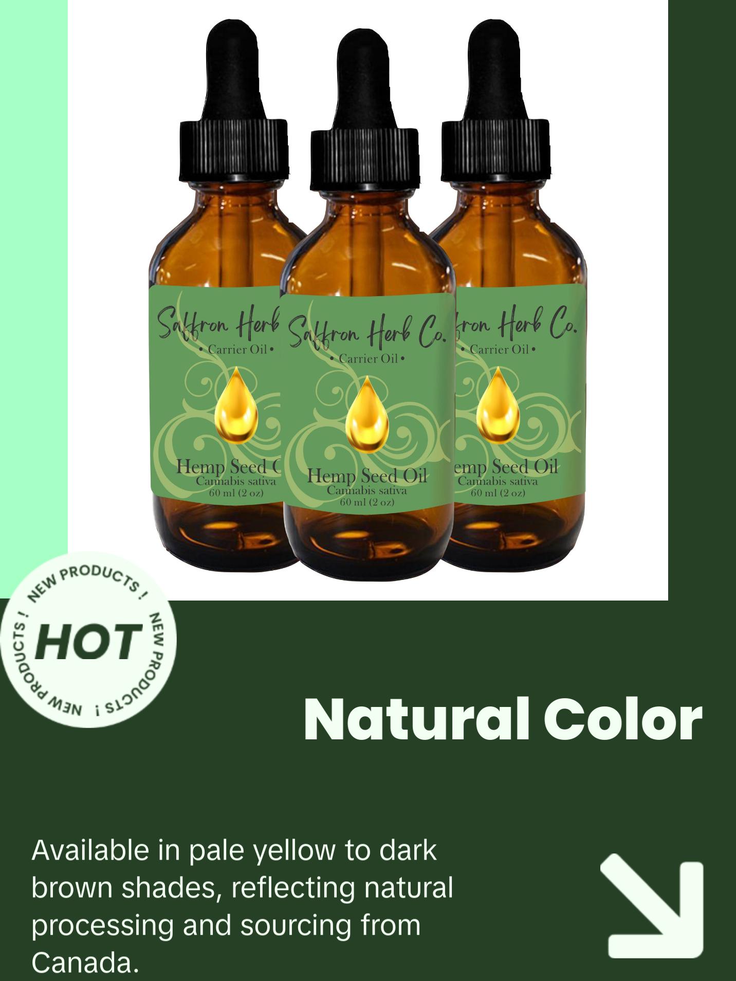 Hemp Seed Carrier Oil