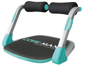 Core Max 2.0 Smart Abs and Total Body Workout Cardio Home Gym , Teal/Grey
